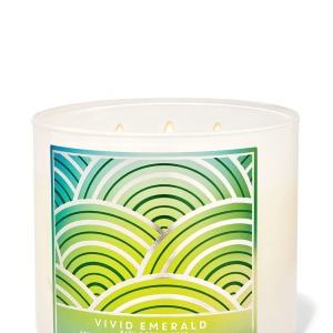 Bath and Body Works Vivid emerald 3-Wick  Scented Candle